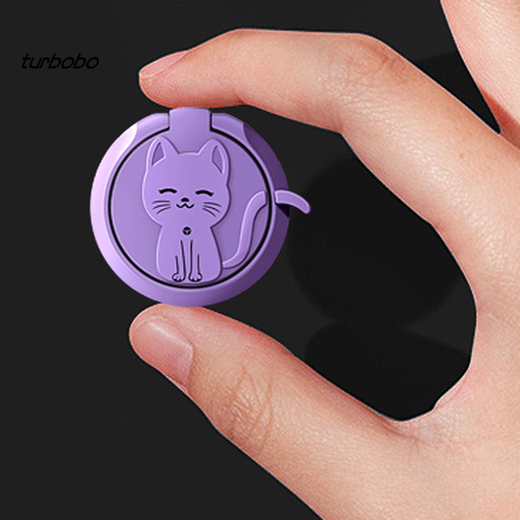 Vòng Nhẫn Xỏ Ngón Kiêm Giá Đỡ Điện Thoại Đa Năng Xoay Được Kiểu Hoạt Hình Dễ Thương