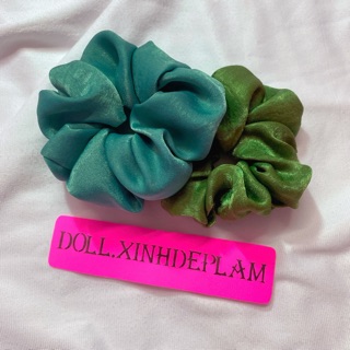 SCRUNCHIES cột tóc voan lụa tơ size đại bảng màu mới