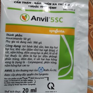 Thuốc trừ nấm, bệnh anvil