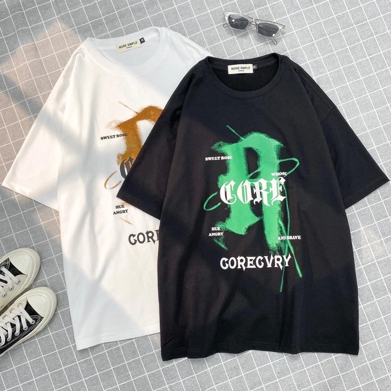 Áo Thun Tay Lỡ Unisex GORE Vải Tici Form Rộng -84Unisex