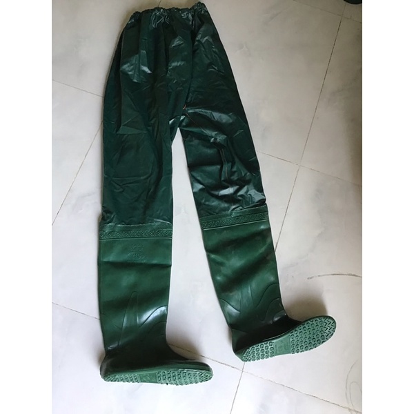 Ủng cấy loại dài 2 lớp, ủng đi mưa, ủng quần bảo hộ lao động Hoa San