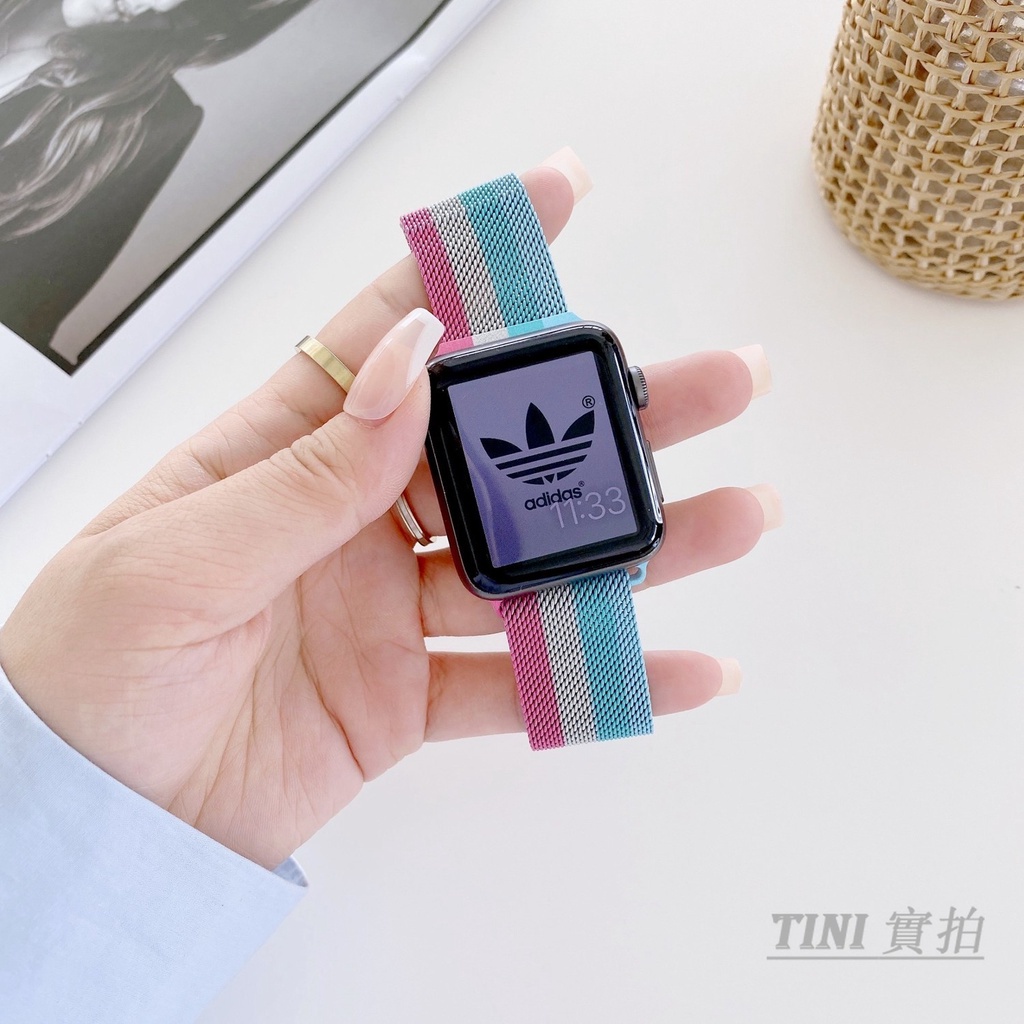 Dây đeo đồng hồ thông minh thể thao thay thế cho Apple Watch Series IWatch 7/6/5/4/3/SE 45mm/40mm/42mm/38mm/41mm/44mm