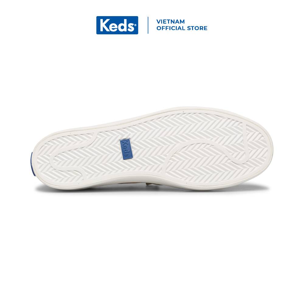 Giày Keds Nữ- Kickback Groovy Flora Organic Cotton Tan- KD065485