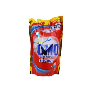 Nước giặt OMO giặt tay siêu bọt túi 1.8kg