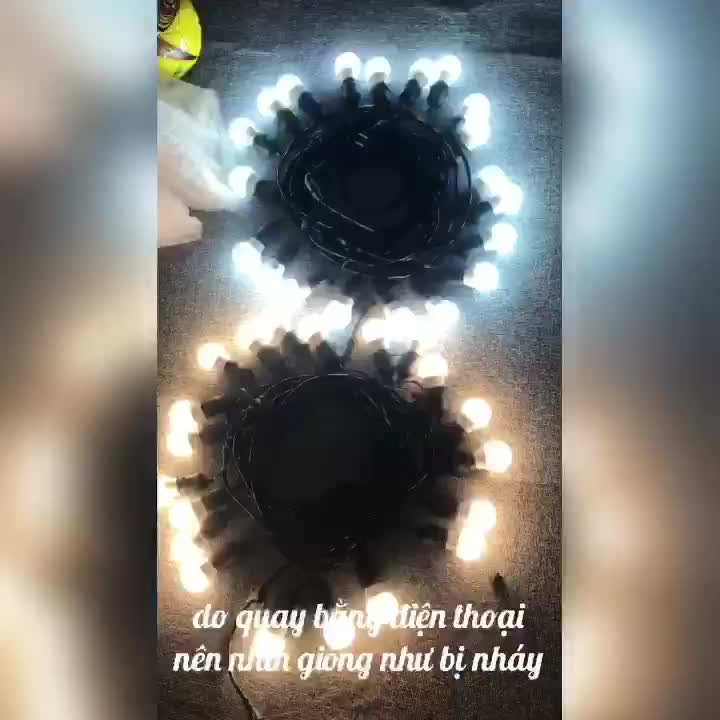 Dây đèn trang trí ngoài trời dùng cho quán cà phê, trà chanh, trà sữa... 10m 20 bóng, 5m 10 bóng loại | BigBuy360 - bigbuy360.vn