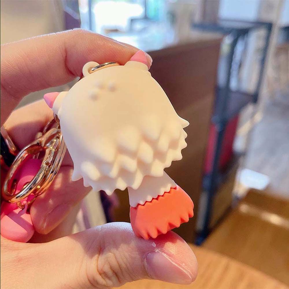 JARRED Cute KeyChains Cartoon Demon Slayer Key Rings Blade Of Ghost Kimetsu No Yaiba Anime Japan Anime PVC Kamado Nezuko Car Accessories/Multicolor