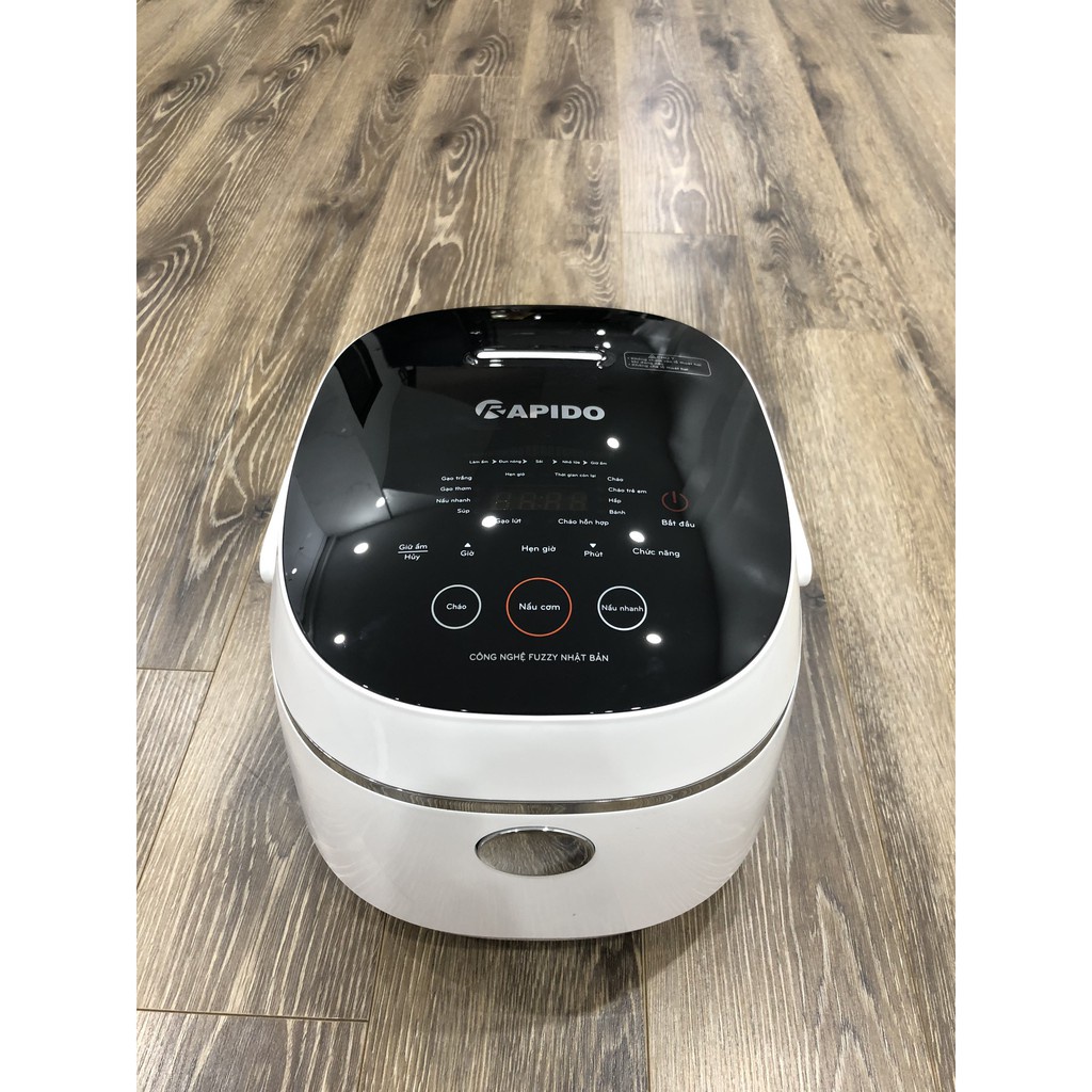 Nồi Cơm Điện Tử Rapido RC-1.2D Công Nghệ Nhật Bản, 10 Chức Năng Nấu Bảo Hành 1 Năm - TQ077