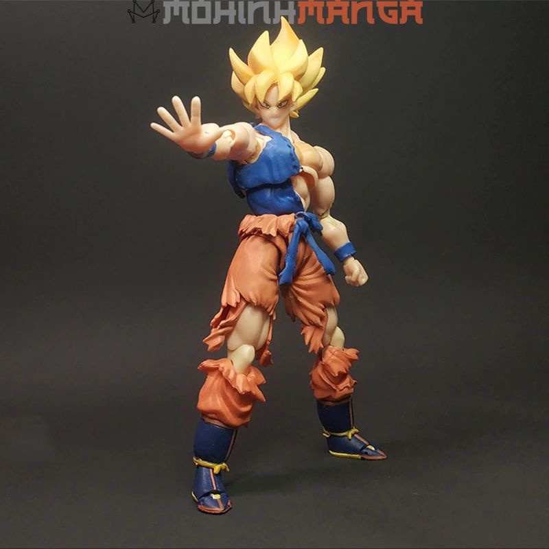 Mô hình SHF Son Goku Super Saiyan có khớp và phụ kiện Dragon Ball Bảy viên ngọc rồng Songoku siêu xayda Vegeta
