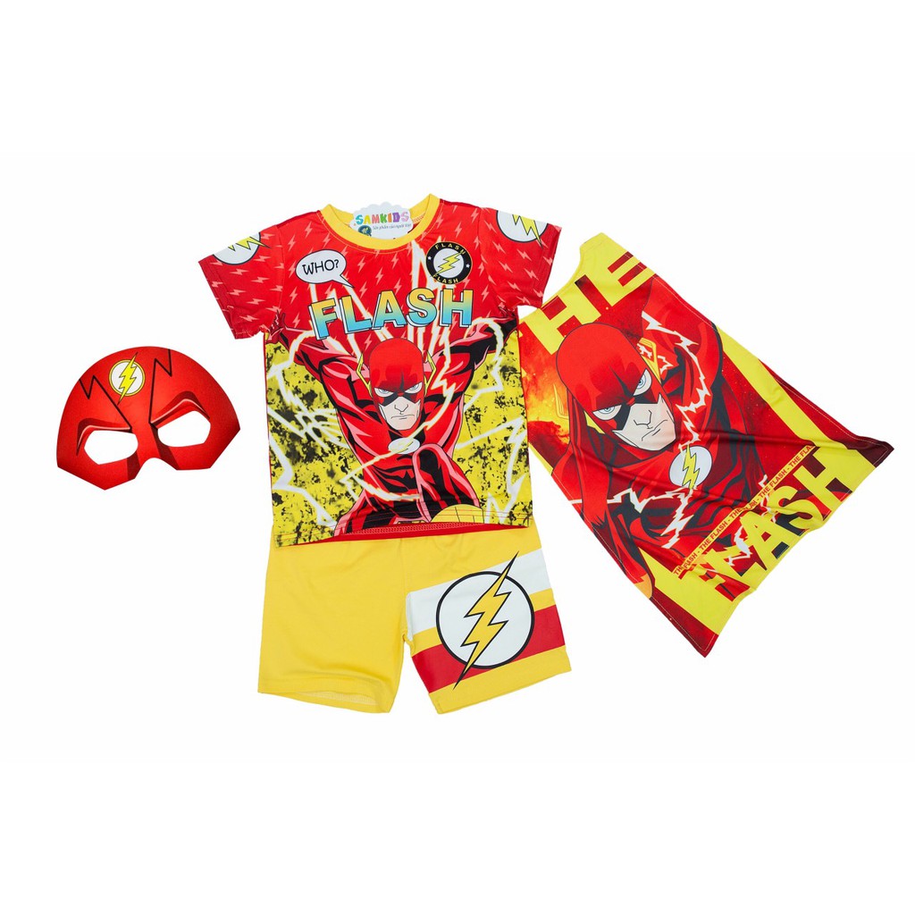 Bộ bé trai - hàng xịn - chất đẹp (tặng choàng nạ) Herokids FLASH2101