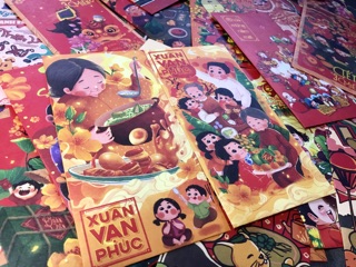 Combo 100 bao lì xì thuần Việt
