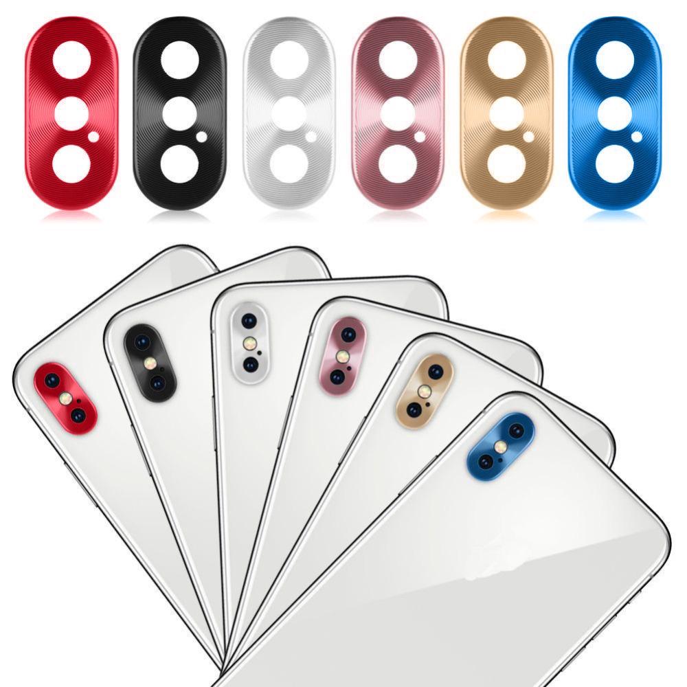 Miếng kim loại bảo vệ ống kính điện thoại iphone X XS Max XR 7/8 Plus