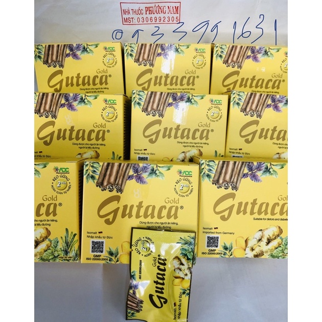 Kẹo gừng Gutaca gold-hộp 10gói