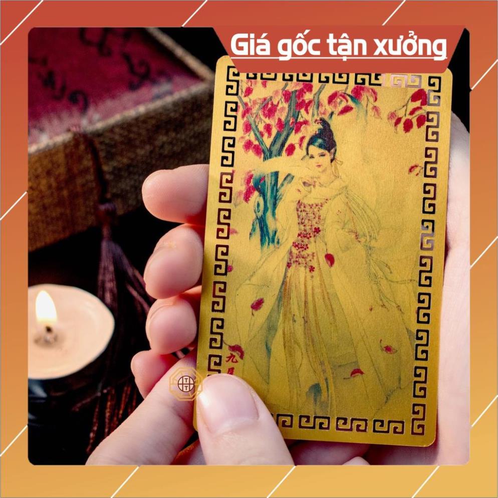 Kim Bài Linh Phù Tây Tạng để ốp điện thoại Chiêu Tài Lộc, Tình Duyên Thi Cử - Tổng Kho Sỉ Phong Thủy