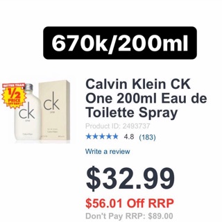 Nước hoa Calvin Klein The One