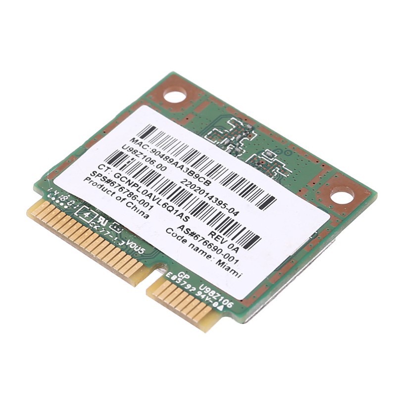 Thẻ Không Dây Ar9462 Ar5B22 Half Mini Pcie 300m Bluetooth 4.0 Sps 676786-001 For 2170p 4340s 4445s 4446s 4540s