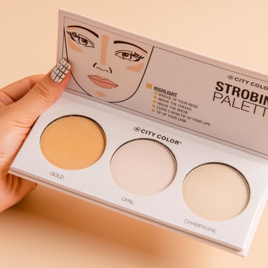 Tạo khối bắt sáng City Color Strobing Palette