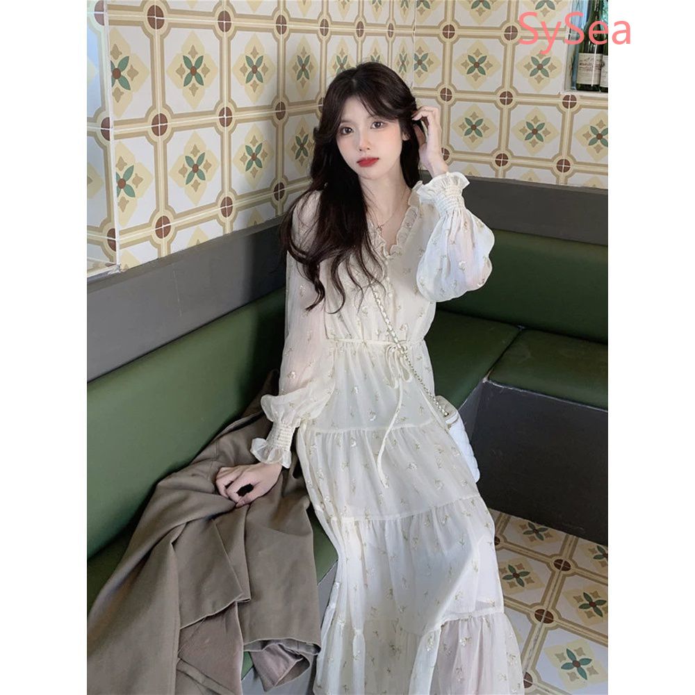 Đầm Maxi Vải Chiffon Hoạ Tiết Hoa Xinh Có Size Lớn Tiện Lợi