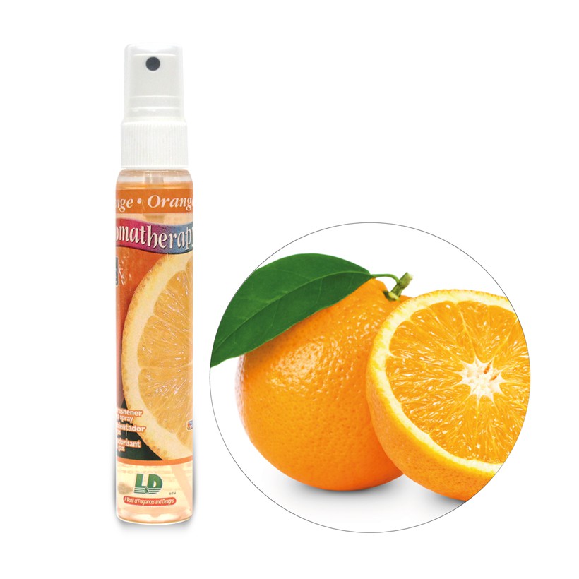 [Mã BMBAU50 giảm 10% đơn 99k] Nước Hoa Ô Tô Dạng Xịt L&amp;D Aromatherapy Orange 60ml Nhập Khẩu Chính Hãng