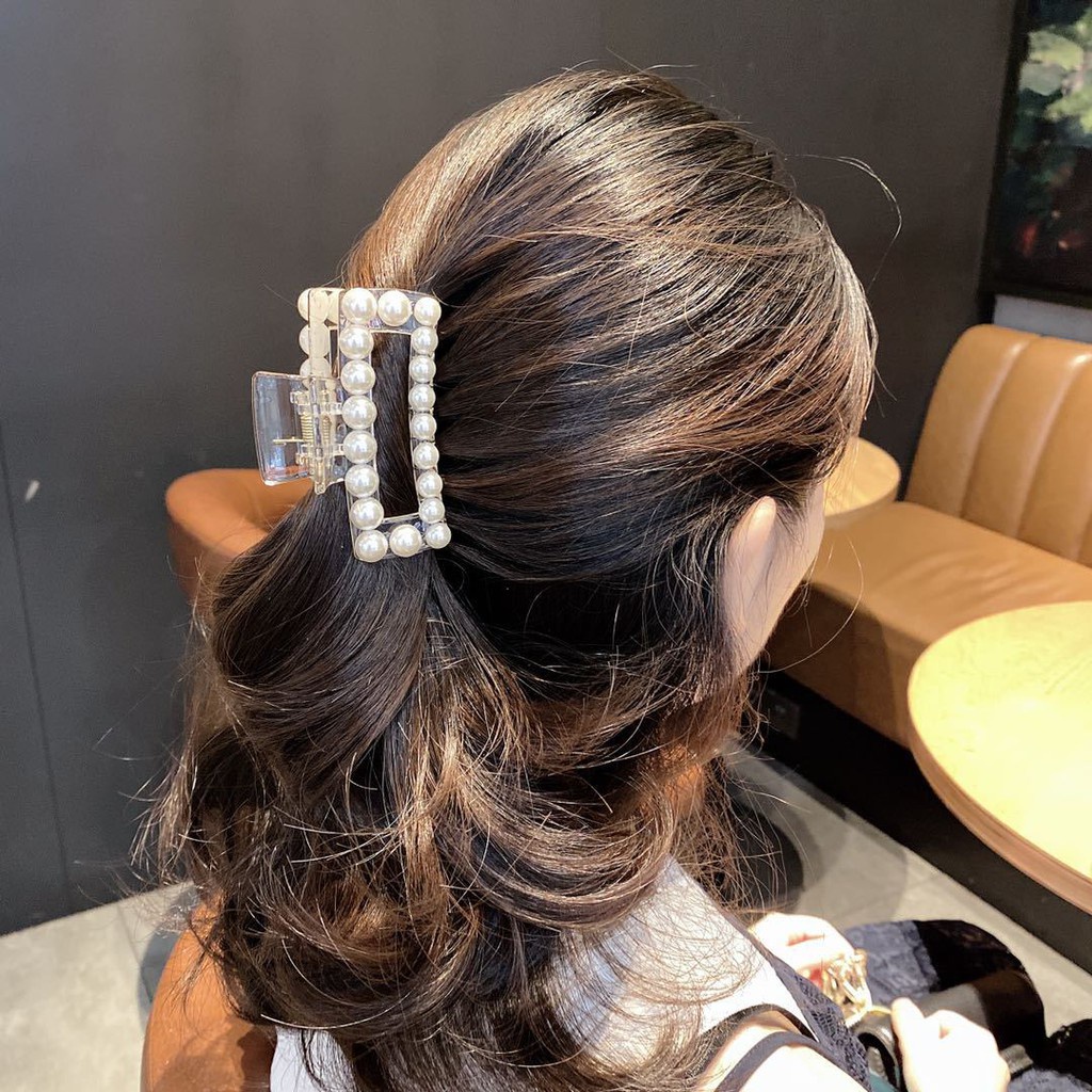 Kẹp tóc ngọc trai thanh lịch thời trang Hàn Quốc cho nữ nhiều kiểu tùy chọn