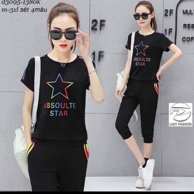 Bộ cotton ngôi sao 