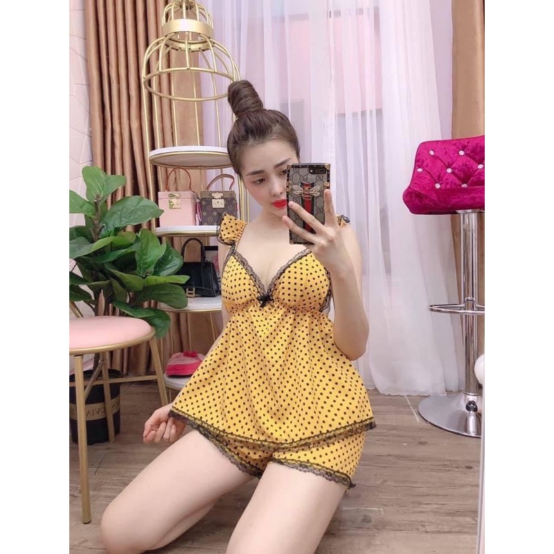 Set Hoa Dập Ly Phối Nơ
