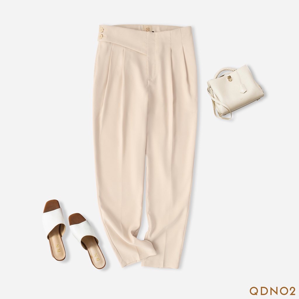 Quần Baggy Nữ Công Sở Thiết Kế Co Giãn Cao Cấp NORICK