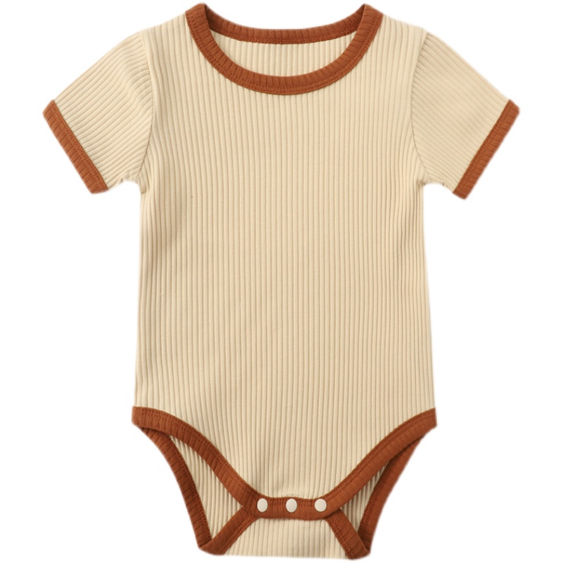 Bộ Áo Liền Quần Tam Giác Chất Liệu Cotton Cho Bé