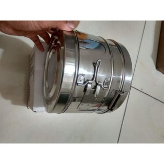 Hộp inox hấp bông
