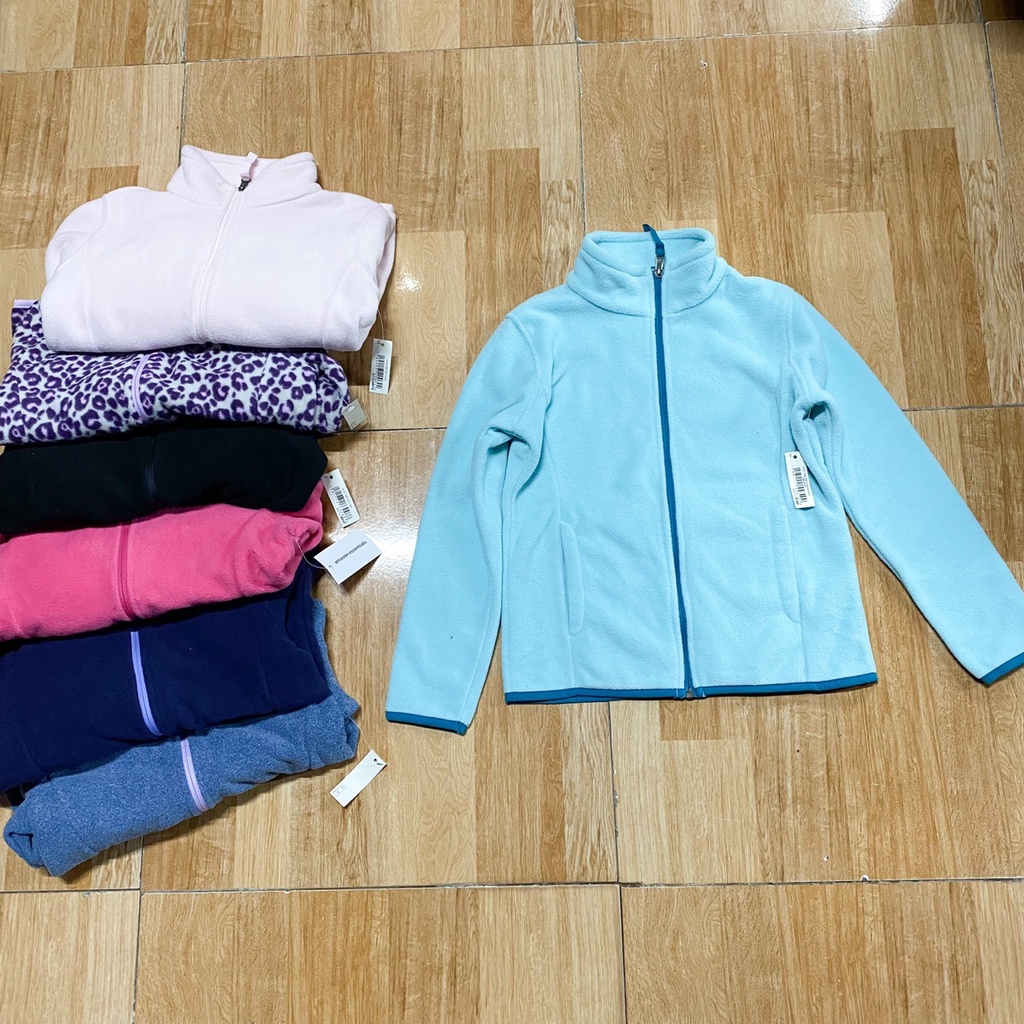 T&DShop Áo Khoác Bé Gái Chất Liệu Nỉ Bông Mềm, Nhẹ, Ấm Áp Hàng Việt Nam Xuất Khẩu.