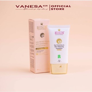 Kem chống nắng nâng tone dưỡng trắng da, dưỡng ẩm, kiềm dầu spf50+ vanesa bellezza