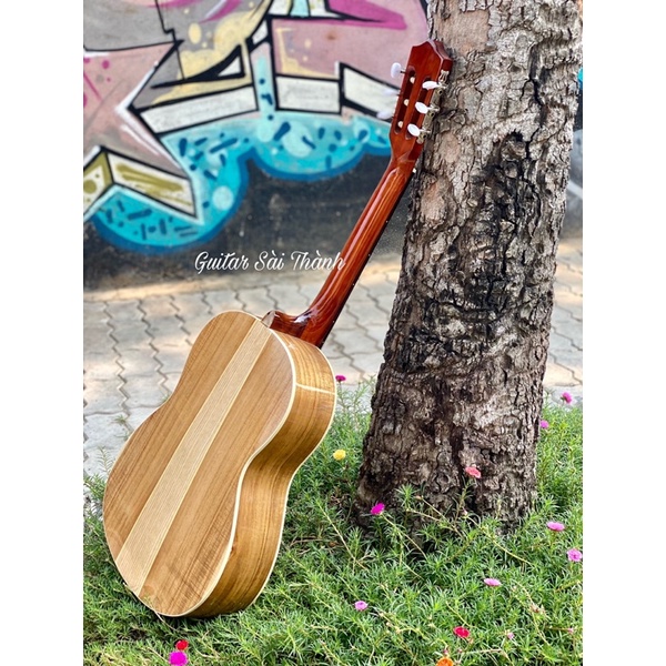 Đàn Guitar Classic Gỗ Koa VN Chính Hãng ST.Real Guitar Sài Thành Mã ST-C8 Kè Lưng