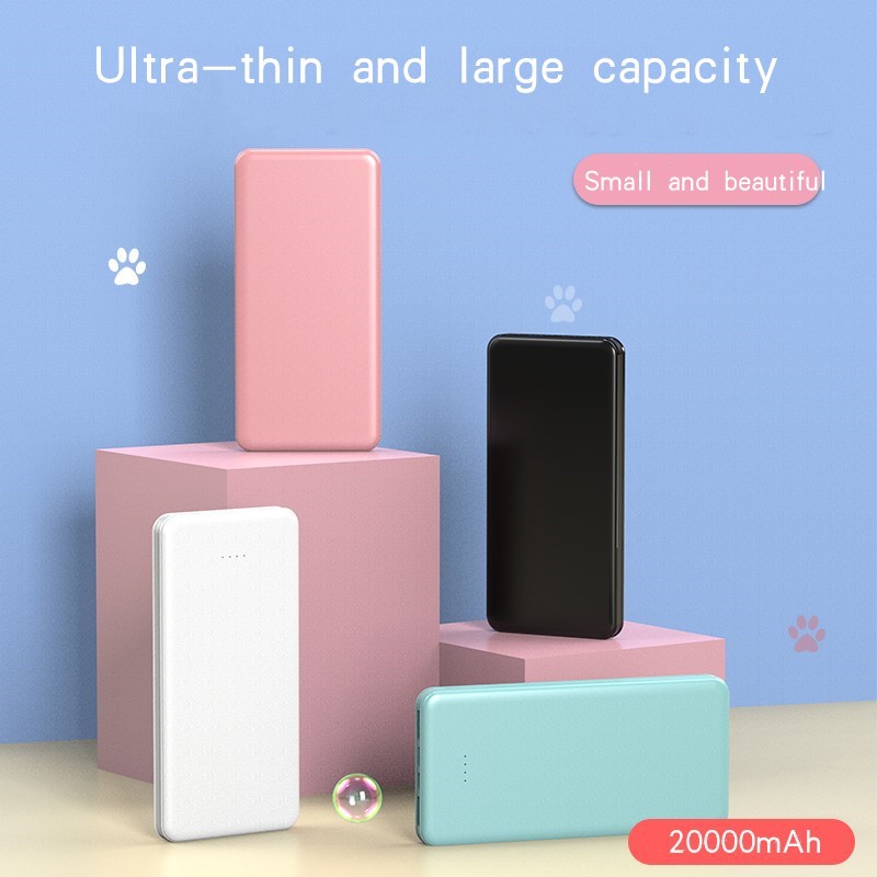 Sạc dự phòng Y43 20000mAh siêu mỏng tiện dụng dễ thương