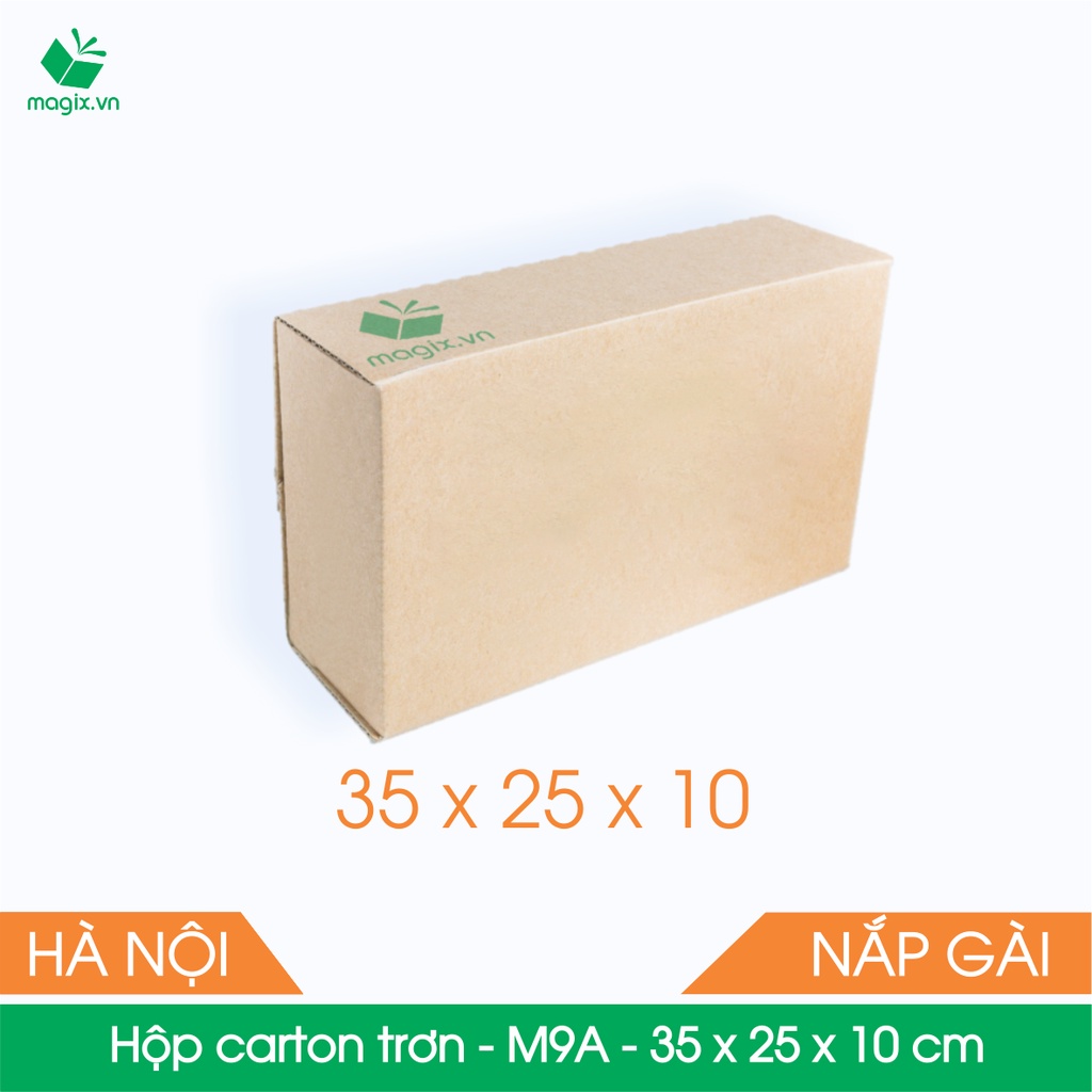 M9A - 35x25x10 cm - 50 Thùng hộp carton trơn đóng hàng