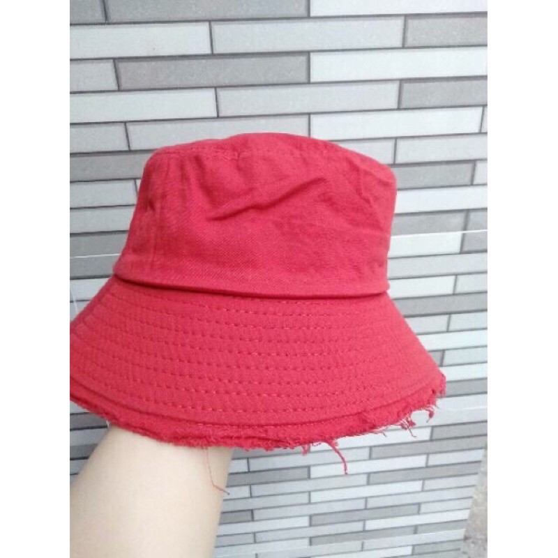 Mũ tai bèo_Nón bucket kaki tua rua