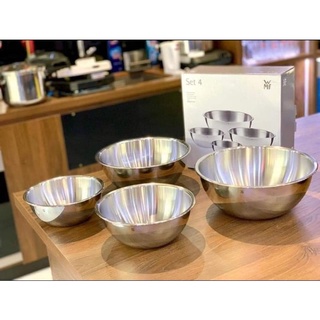 Set 4 tô trộn thức ăn wmf công nghệ cromagan 4 món