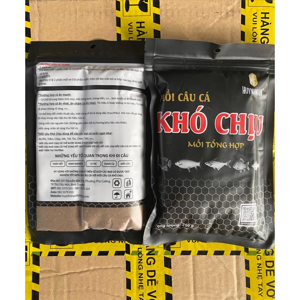 Mồi câu Khó Chịu siêu nhạy gói 250gram