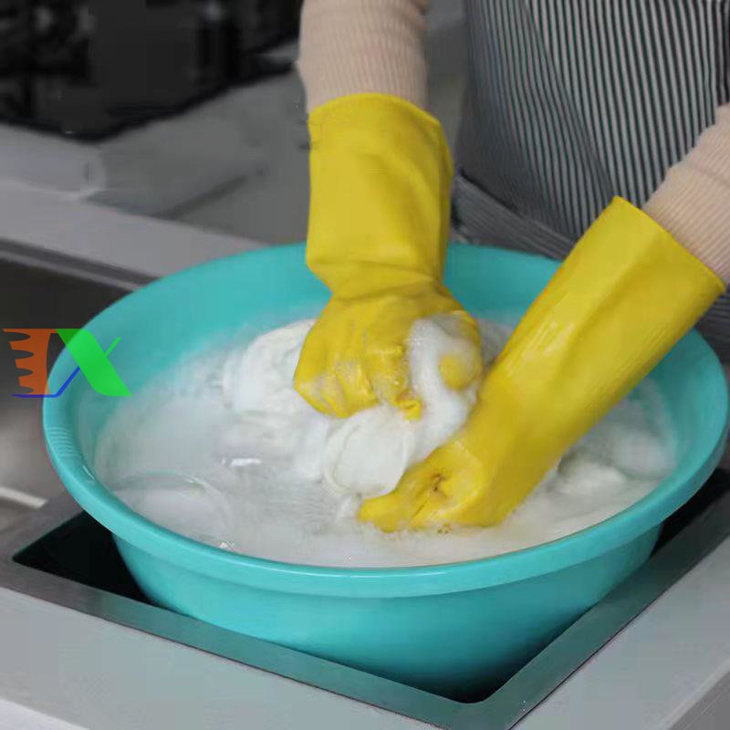 Găng tay rửa chén bát đa năng GTC-42G, Găng tay cao su dọn vệ sinh nhà cửa Làm vườn