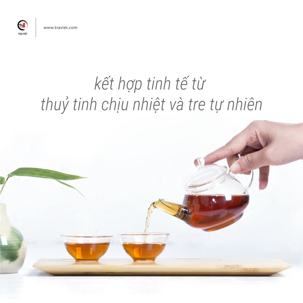 TRÀ VIỆT Hộp Quà Tặng Thanh Xuân 10 Giấy Gân Nổi Mỹ Thuật Cao Cấp