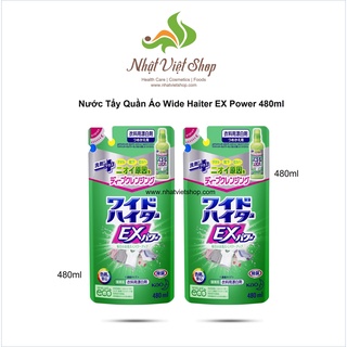 Nước tẩy Quần Áo Wide Haiter EX Power (480ml/túi x 2)