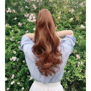 Ngoạm tóc giả xoăn 50cm -kèm hình thật