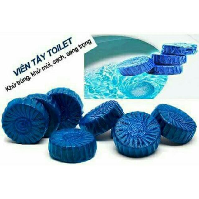 Gói 10 viên tẩy bồn cầu nhà vệ sinh