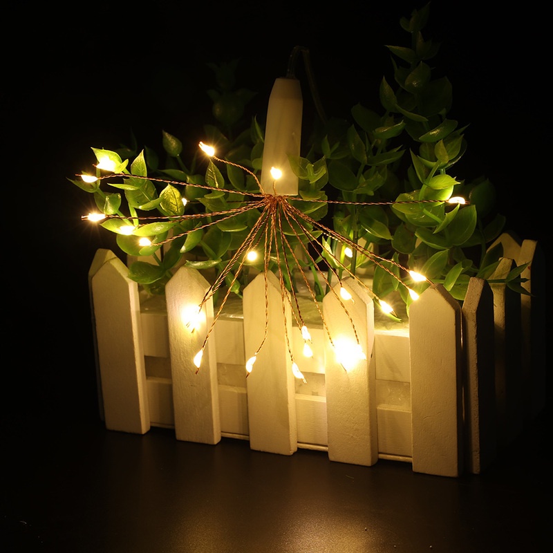 Dây đèn LED hình pháo hoa bồ công anh trang trí lễ hội đa năng