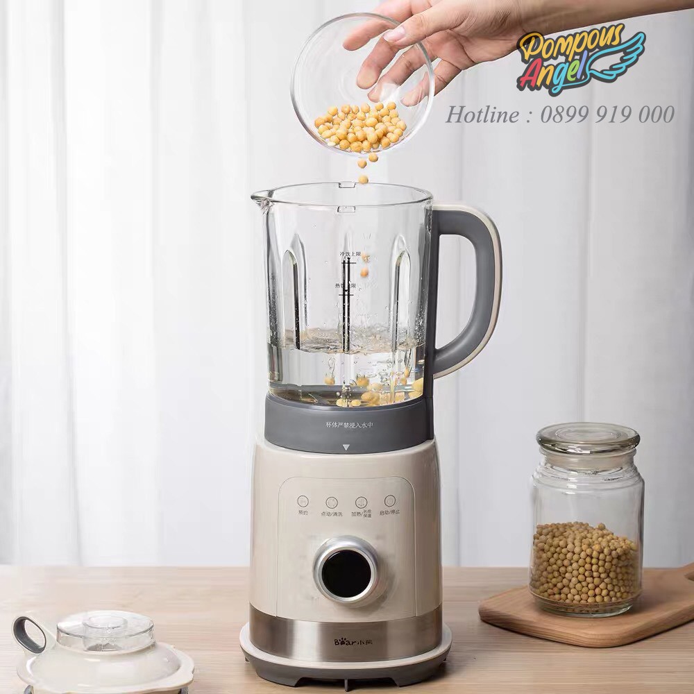 [Chính Hãng+ Giao Hoả Tốc] Máy xay nấu làm sữa hạt - sinh tố nóng lạnh BEAR PBJ-B10U5 (sữa đậu nành,xay đá,hoa quả,cháo)