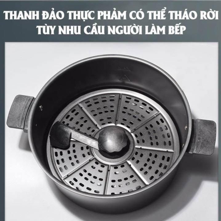 NỒI CHIÊN KHÔNG DẦU NINE SHIELD DUNG TÍCH 8L/10L/10,5L [ HOT ] ( 1995 GIA DỤNG )