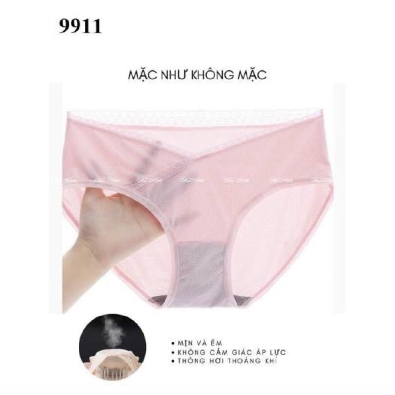 Quần lót bầu thông hơi đóng túi zip sang chảnh