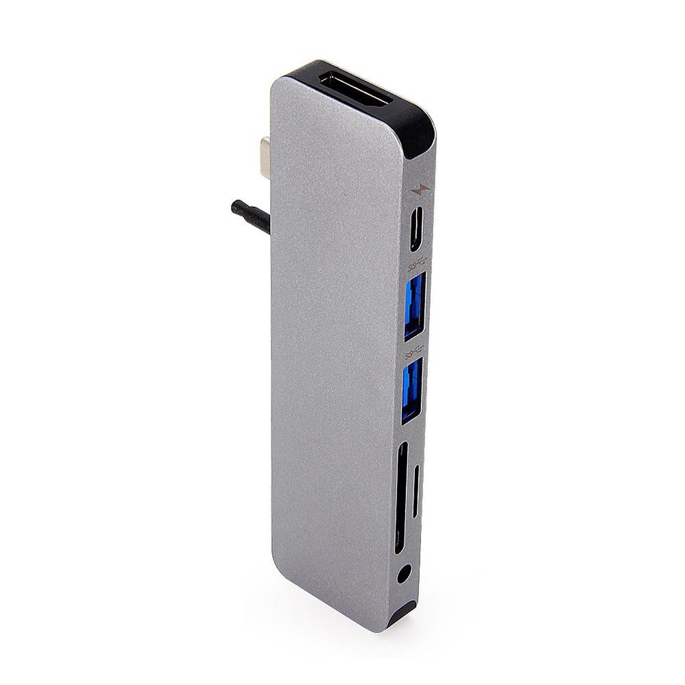 [Cho Macbook] USB-C Hub Cổng chuyển HyperDrive SOLO 7-in-1 GN21D - Follow HIBUCENTER Giảm 5%