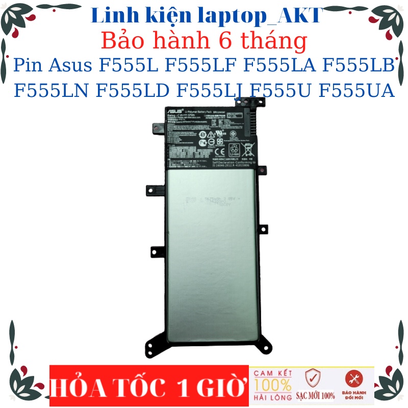 Pin laptop Asus C21N1347 -  Asus F555L F555LF F555LA F555LB F555LN F555LD F555LJ F555U F555UA -37Wh