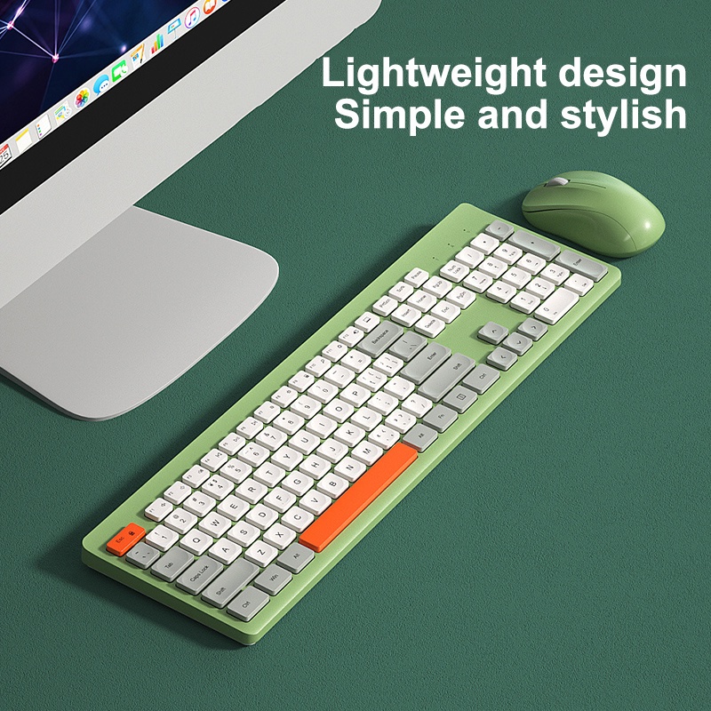 Bộ Bàn Phím Và Chuột Không Dây 2.4ghz jomaa Cho PC Laptop