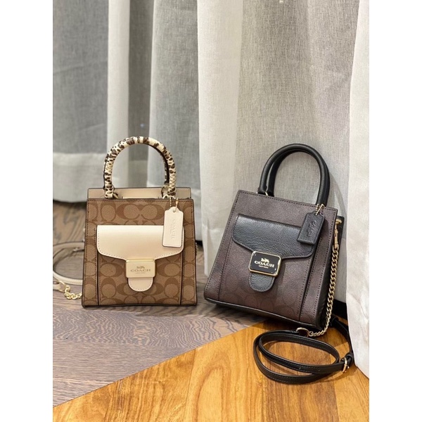 Túi Coach pepper đeo chéo C7227 - 2 màu sẵn sale