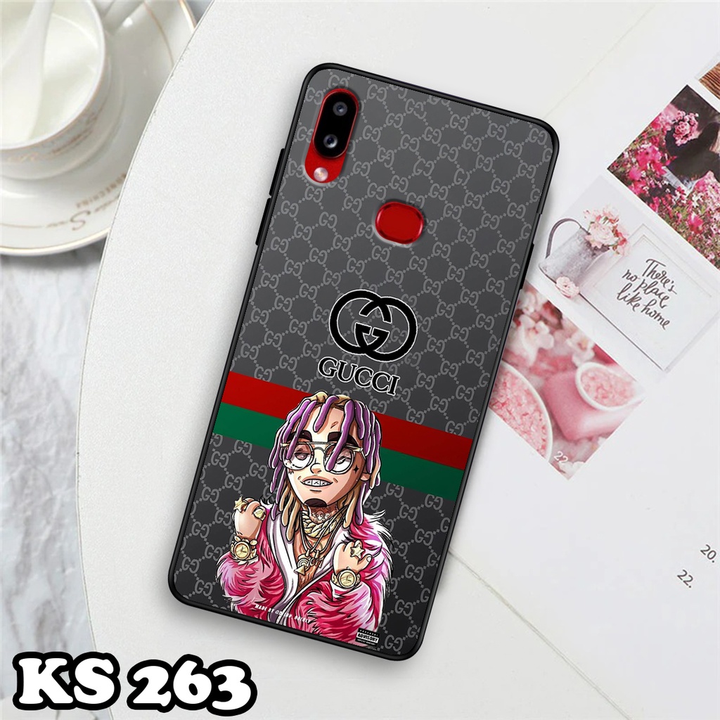 Ốp lưng Samsung A10 - Samsung A10s - Ốp in hình ＧＵＣＣＩcực sang trọng - Lưng nhám viền TPU